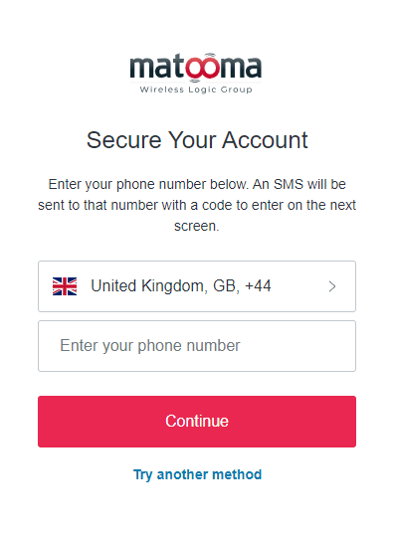 secure your account - tel - double authentication