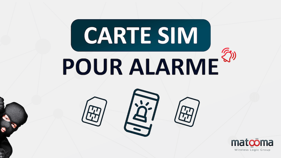 Carte Sim pour alarme, M2M, prepayée 300 sms